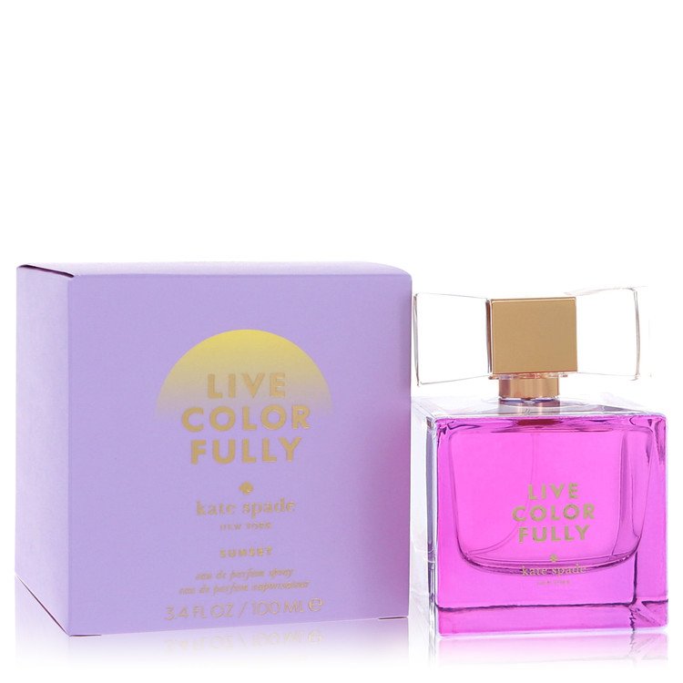 Live Colorfully Sunset by Kate Spade Eau De Parfum Spray 3.4 oz Live Colorfully Sunset by Kate Spade Eau De Parfum Spray 3.4 oz